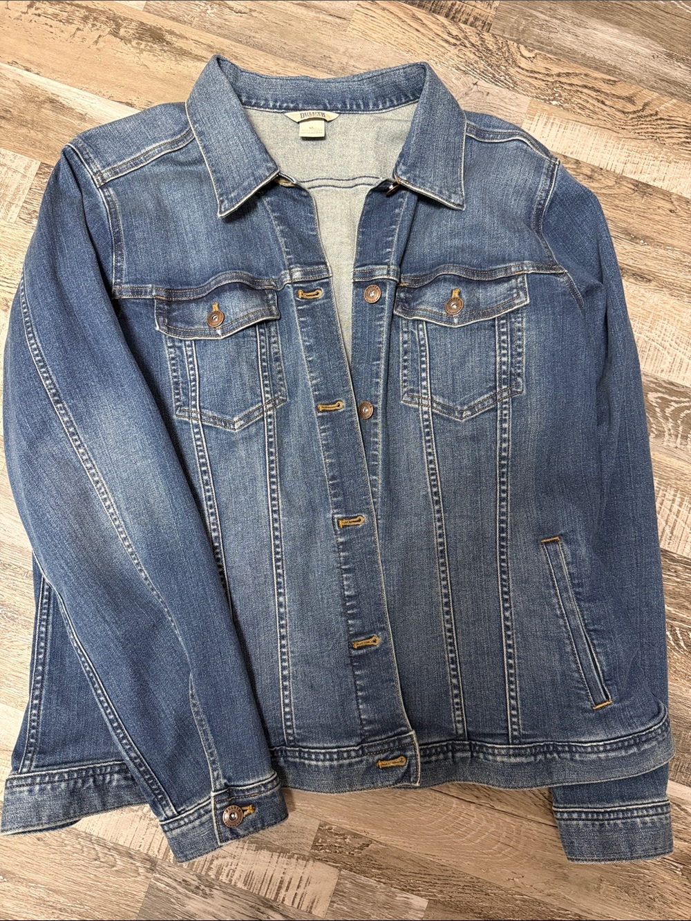 Duluth Trading Co Blue Denim Jean Jacket
